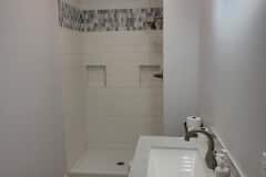 Residential Construction - Tile in Shower