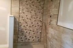 Residential Construction - Tile in Shower