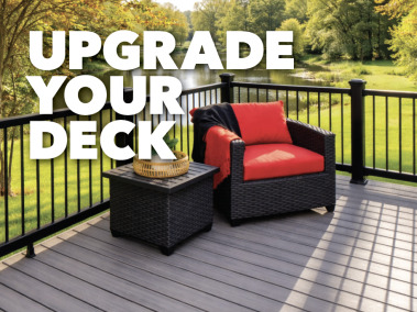 deck builder Mid Michigan composite deck Bossman Construction