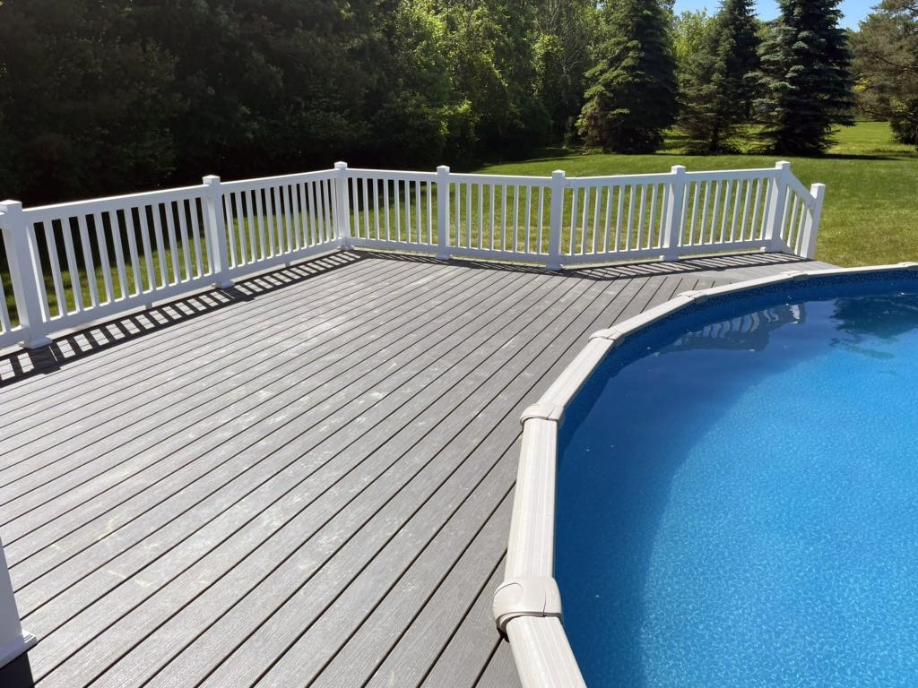 Mid-Michigan Construction - Composite deck in Grand Blanc MI