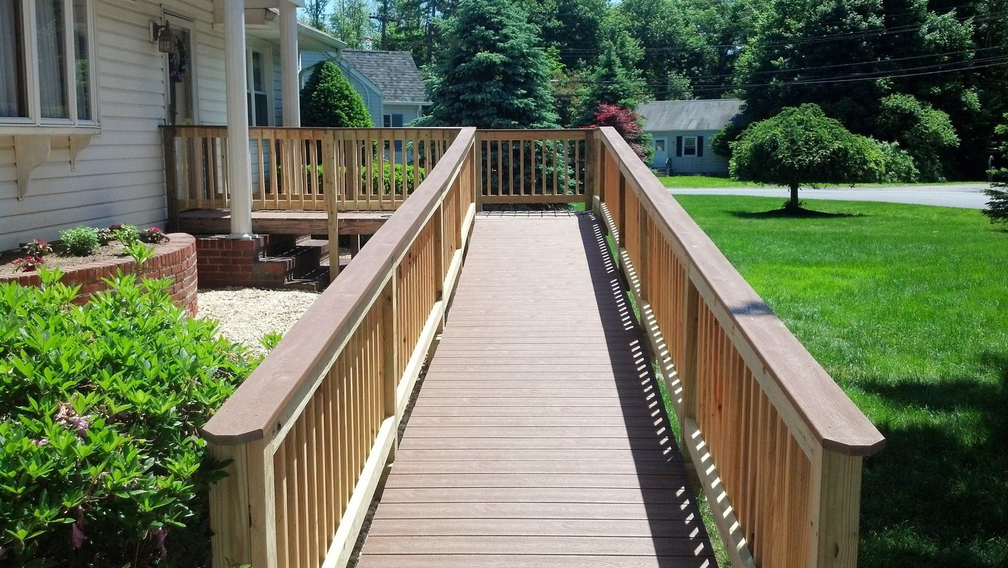 Mid-Michigan Construction - ADA compliant deck and ramp construction